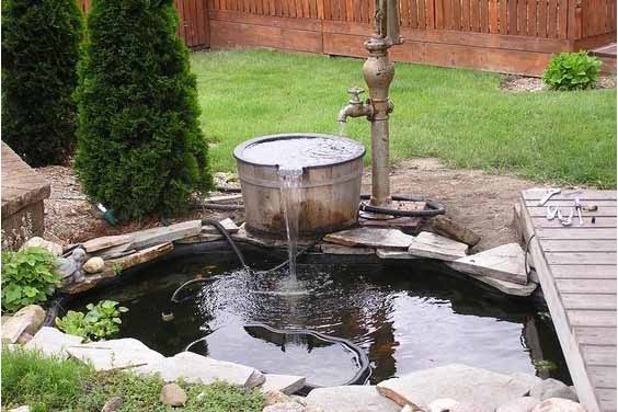 Pond with Pump