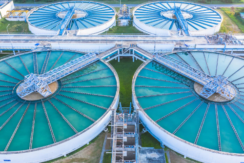 Aeriel view of the Recirculation system